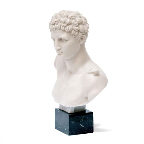 replica bust of hermes
